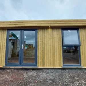 Bureau à domicile / Salle de sport - conversion de conteneur d'expédition