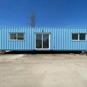 Maison conteneur de 40” Modèle “EPINA”Bleu