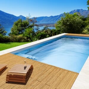 Piscine inox Skimmer piscine professionnel 3,5x9x1,5 m