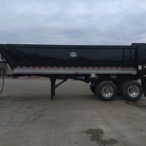 Remorque à benne basculante en acier MAC | Tandem | Quart de châssis | Remorque surbaissée 24' x 96"