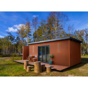 Conteneur Converti : Espace de Vie Extérieur Moderne et Élégant