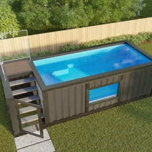 Piscine en conteneur maritime