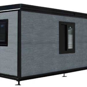 Conteneur comme habitat Deluxe 12x6m 3 chambres et cuisine